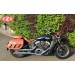 Rigid Saddlebags for Indian Scout Sixty mod, IBER Basic - Light Brown - Specific 