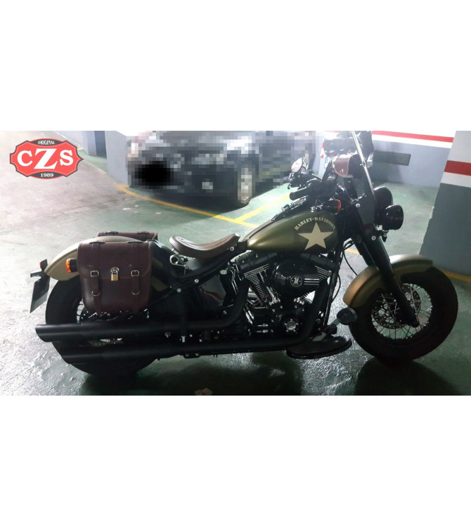 Saddlebag for Triumph Bonneville T120 mod, ADRIANO Basic Specific - LEFT