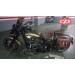 Alforja para Softail Slim Harley Davidson mod, ADRIANO Básica - Marrón - 