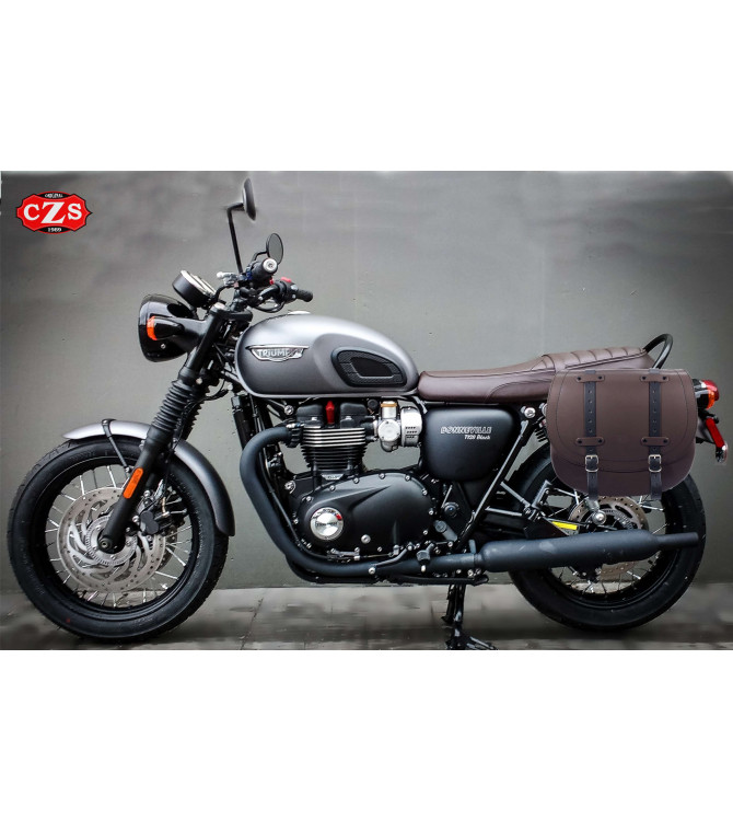 Saddlebag for Triumph Bonneville T100/T120 mod, BANDO MOKA Basic Specific