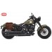 Alforja para Softail Slim Harley Davidson mod, ADRIANO Básica - Marrón - 