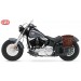 Sacoche pour Softail Slim Harley Davidson mod, ADRIANO Basique - Brun - 