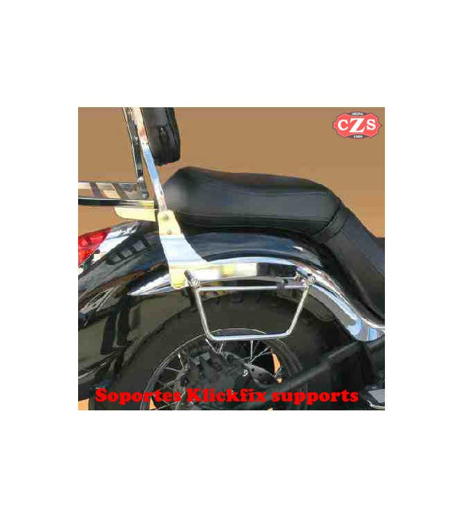 Sacoches - Vulcan vn900 Custom - mod, VENDETTA Basic Profil Vert- rigide - spécifiques