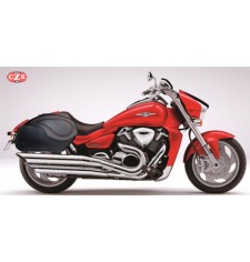 Starr Satteltaschen für Kawasaki Vulcan S 650 - 2018 - mod, VENDETTA - Basis - Spezifische - Rote -