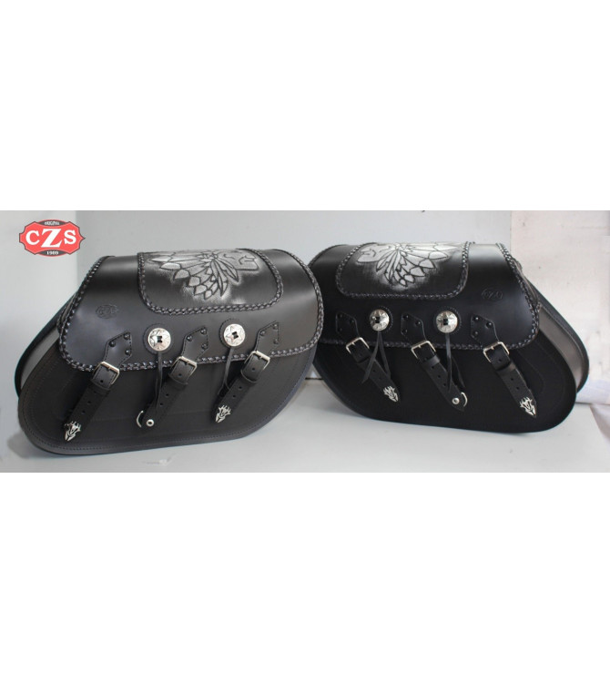 Rigid Saddlebags mod, SUPER STAR Classic - Indian Chief - Braided UNIVERSAL