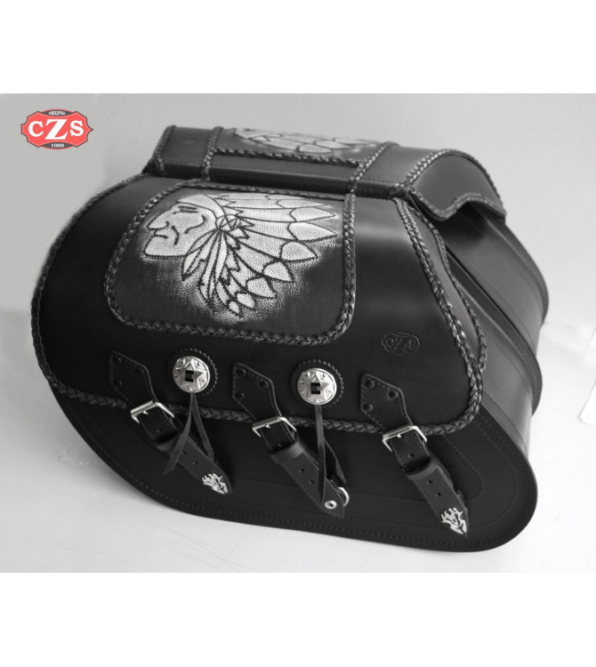 Rigid Saddlebags mod, SUPER STAR Classic - Indian Chief - Braided UNIVERSAL