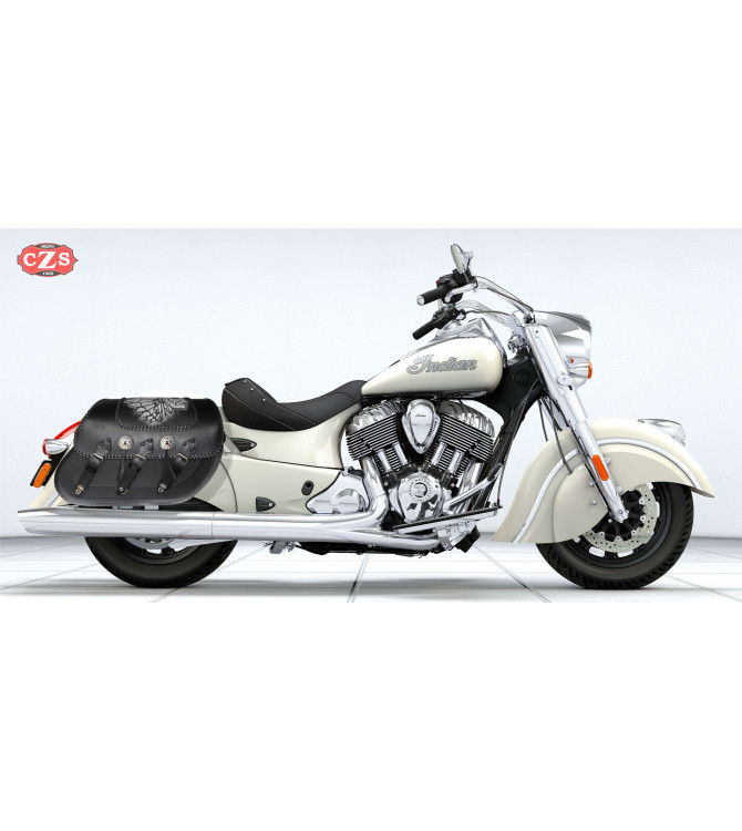 Juego de Alforjas Rígidas mod, SUPER STAR Clásica - Jefe Indio - Trenzados UNIVERSAL