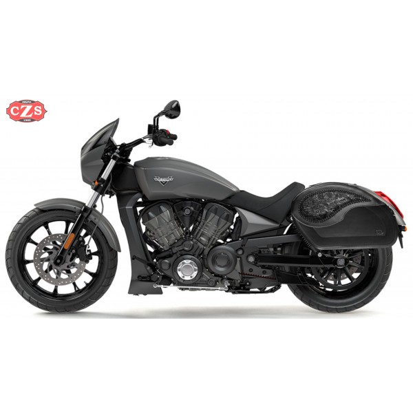 victory octane saddlebags