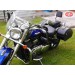 Alforjas Rígidas para Indian Scout Sixty mod, NAPOLEÓN Básicas - Hilo Azul - Específica