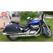 Rigid Saddlebags for Indian Scout Sixty mod, NAPOLEÓN Basic - Blue Thread - Specific