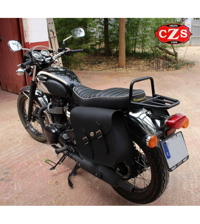 Satteltaschen für Kawasaki W800 mod, FARAON Basis Spezifische