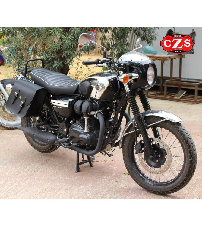 Satteltaschen für Kawasaki W800 mod, FARAON Basis Spezifische