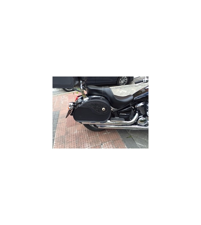 Alforjas Rígidas para Kawasaki Vulcan 900 mod, NAPOLEÓN - Gótica - Especificas  