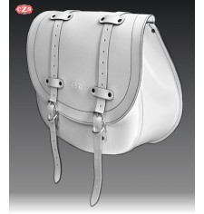 Side saddlebag for Sportster Harley Davidson mod, BANDO Basic Specific - White -