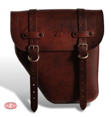 Saddlebag for Triumph Bonneville T100/T120  mod, CENTURION Specific - Brown - LEFT