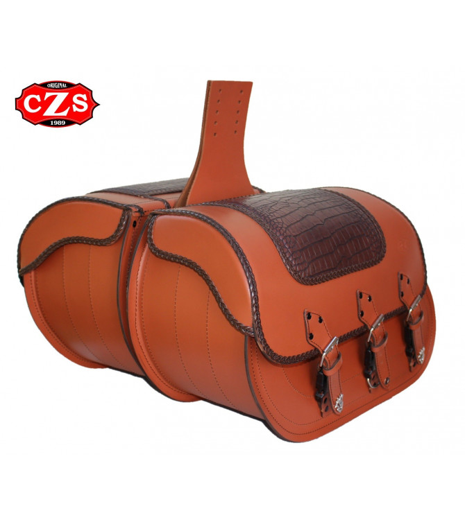 Rigid Saddlebags mod, SUPER STAR Braided - Croco - UNIVERSAL