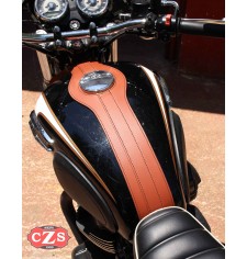 Leather tank panel mod, ORION - Light Brown -