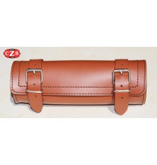 Rulo Porta Herramientas Pequeño Marrón Cuero 25 cm x 9 Ø