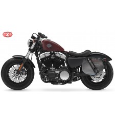 Alforja para Sportster y Guzzi mod, BANDO Básica - Hueco amortiguador - IZQUIERDA