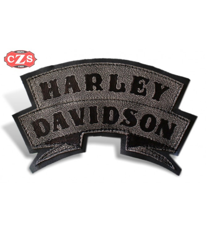 Parche Repujado en Piel HARLEY DAVIDSON 1 negro