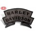 Parche Repujado en Piel HARLEY DAVIDSON 1 negro