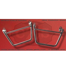 Rigid Saddlebags for Yamaha Drag-Star 1100 mod, SUPER STAR Basic - Indian Chief - Braided Specific