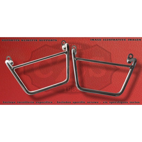 Rigid Saddlebags SUPER STAR Basic Eagle Braided UNIVERSAL