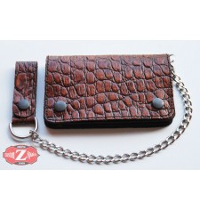 CARTERA COCO MARRON CON CADENA