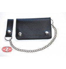 Cartera con Cadena Basica Negra 10 x 15