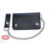 Cartera con Cadena Basica Negra 10 x 15