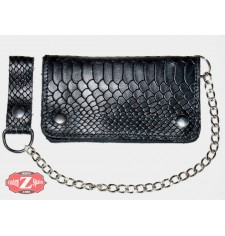 Cartera con Cadena Dandy negra 9 x 17