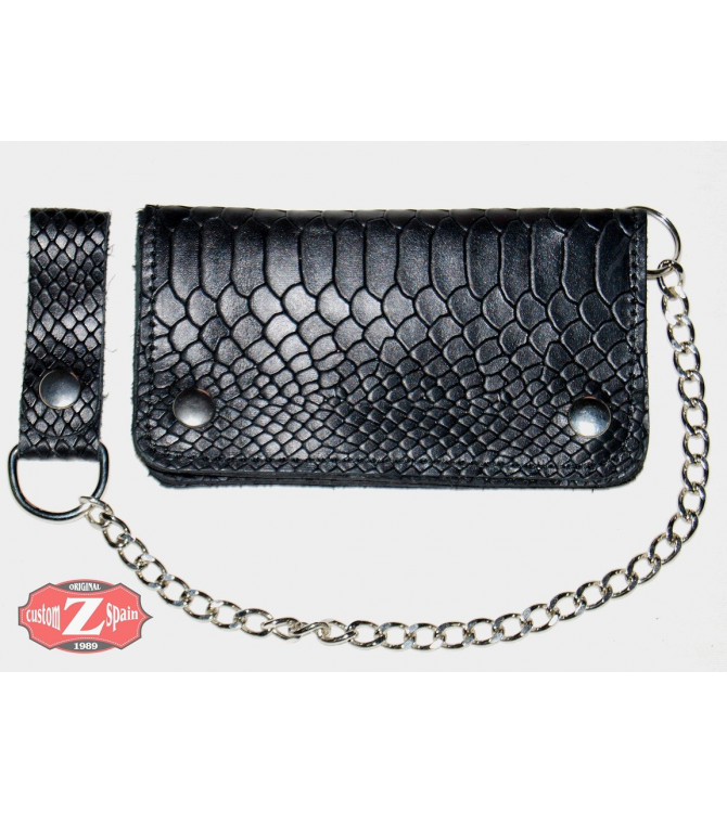 Cartera con Cadena Dandy negra 9 x 17