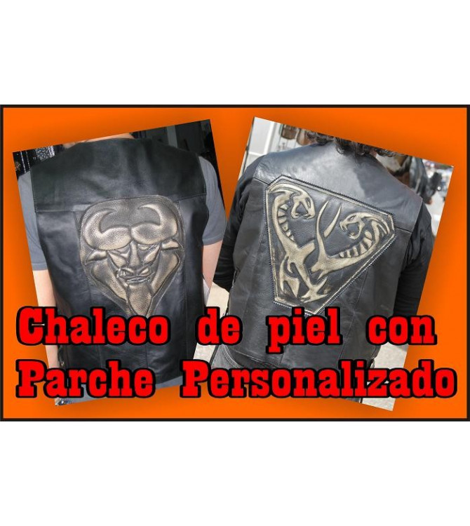 Chalequillo con parche personalizado