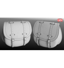 Indian Cheif Classic Saddlebags Set mod, BANDO Basic Specific - White -