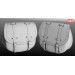 Indian Cheif Classic Saddlebags Set mod, BANDO Basic Specific - White -