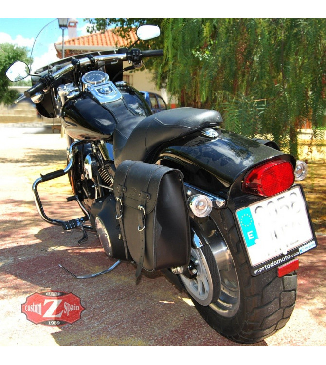 Angepasstes Set von Satteltaschen für Dynas Harley Davidson Mod, CENTURION