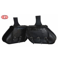 Alforjas para Sporster Harley Davidson mod, IKARO Trenzados Gótica Adaptable