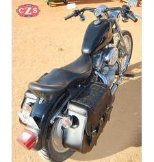 Alforjas para Sporster Harley Davidson mod, IKARO Trenzados Gótica Adaptable