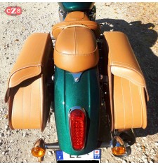 Alforjas Rígidas para Indian Scout Sixty mod, IBER Básica - Camel - Adaptables