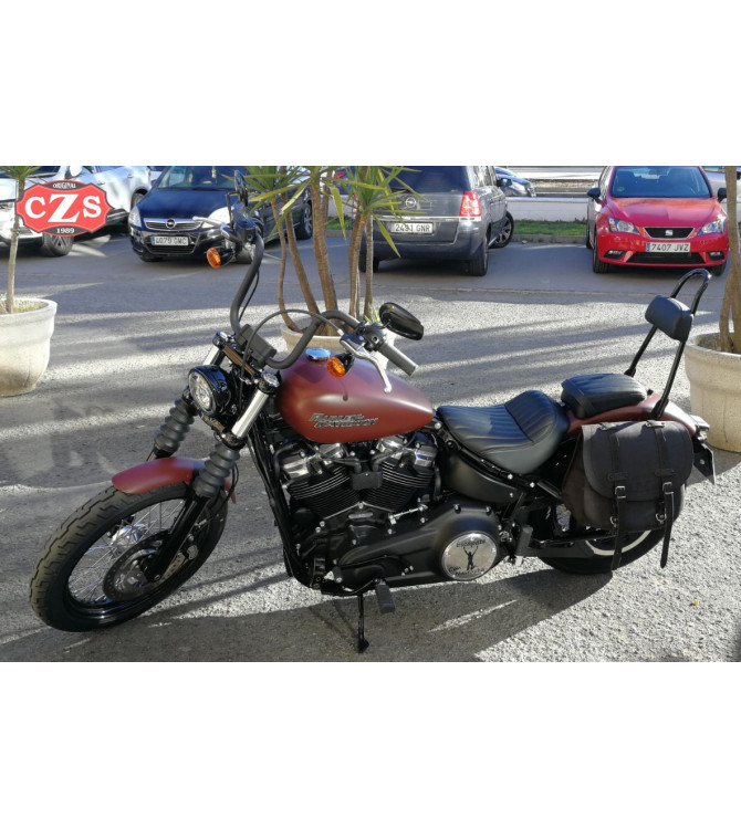 Saddlebag for Street Bob Softail Harley Davidson mod, BANDO Basic - Old Rat - Adaptable
