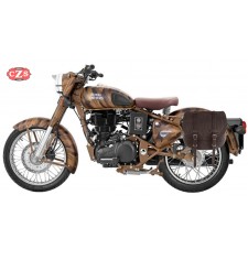 Sacoche pour Royal Enfield Classic Desert Storm 335/500cc mod, BANDO Basique Spécifique - Old Rat - GAUCHE