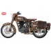 Sacoche pour Royal Enfield Classic Desert Storm 335/500cc mod, BANDO Basique Spécifique - Old Rat - GAUCHE