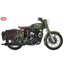 Sacoche pour Royal Enfield Classic Desert Storm 335/500cc mod, BANDO Basique Spécifique - Old Rat - GAUCHE