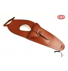 Leather tank panel for Royal Enfield Bullet Classic 350-500cc Basic - Light Brown -