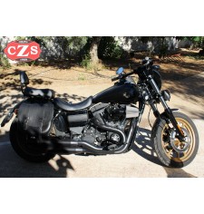 Sacoche pour Dyna Fat Bob  Harley Davidson 2017 mod, BANDO Basique Spécifique DROITE