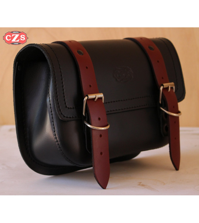 Alforja CALYSTO - Básica Universal - Bicolor Corinto/Negro