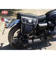 Adapted Set of Saddlebags for Kawuasaki W800 mod, CENTURION