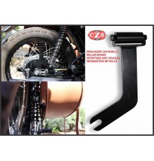 Sacoche pour Triumph Bonneville T100/T120 mod, CENTURION Adaptable - Brun - DROITE