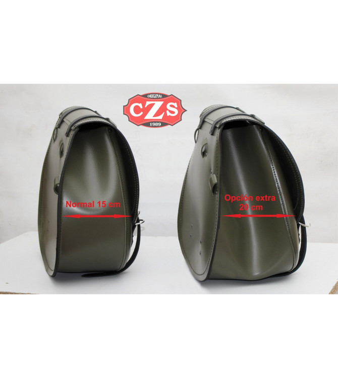Alforja lateral para Triumph Thunderbird mod, BANDO Básica Específica - Marrón/Negro -