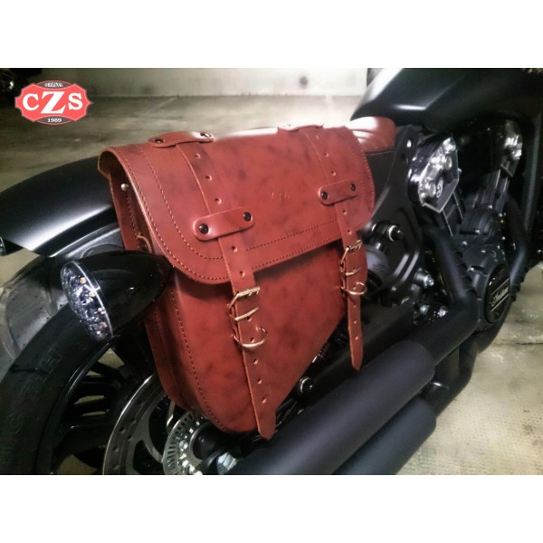 cafe racer leather bag